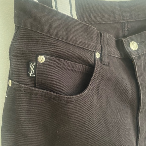 Vintage deadstock ysl black utility pants nwt - Picture 7 of 8